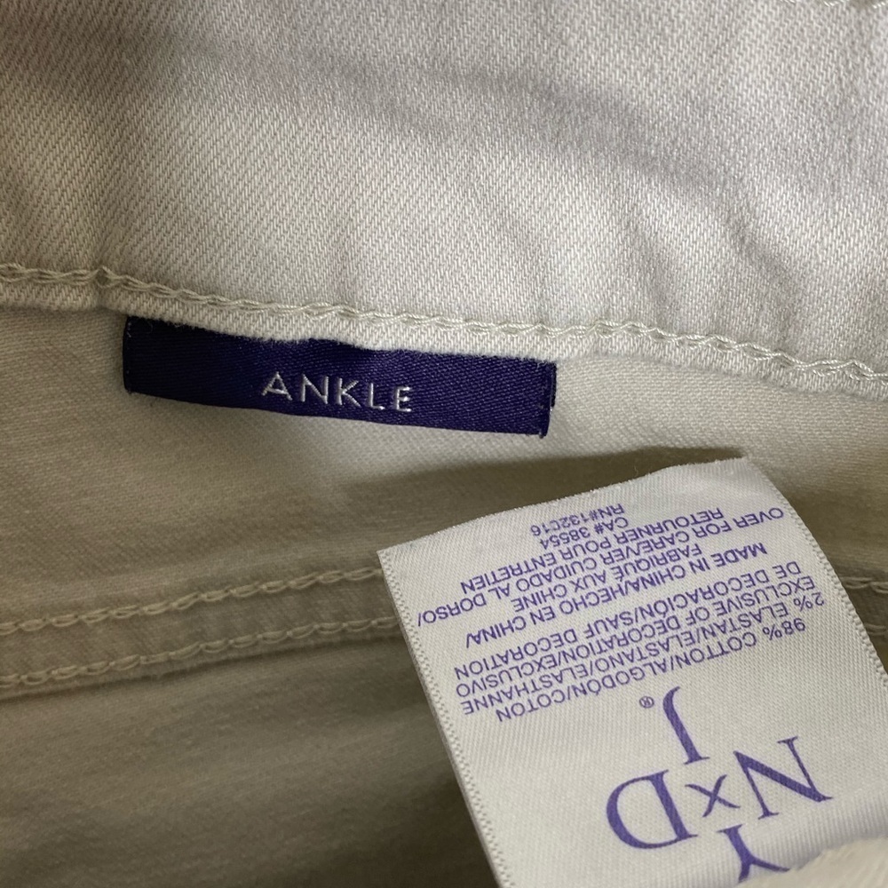 NYDJ light grey skinny ankle jeans - Picture 12 of 14